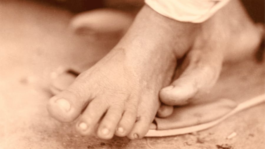 Anandamayi Ma's Feet